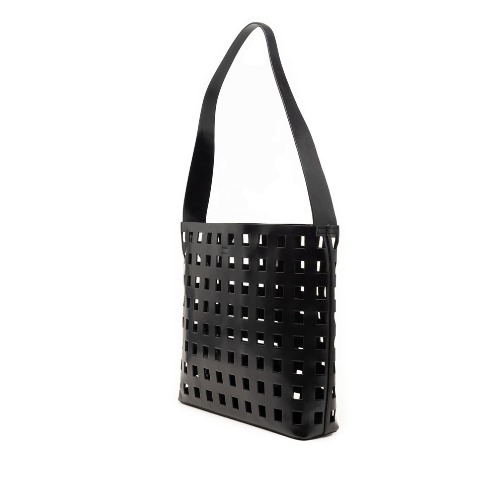 Pre-Loved Prada Perforated Leather Shoulder Bag - Picture 2 of 7